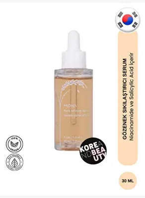 Midha MIDHA Pore Refining Serum | Gözenek Görünümünü Dengelemeye Yardımcı Hafif Serum 30ml