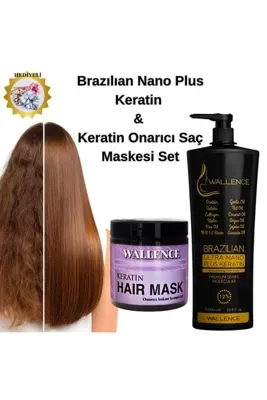 MADAME CANDY wallence keratin saç maskesi+nano keratin 1000 ml
