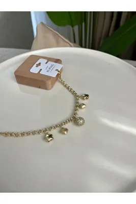 XUPING JEWELRY Kalp yıldız ışıltılı kalp detay bileklik
