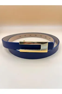Desre Moda Basic Gold Kadın Kemer Pantolon Kemeri Elbise Kemeri Gömlek Kemeri Çeker Kemeri