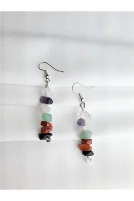 Lavinia Atelier Kadın Doğal Taş Çakra Küpe