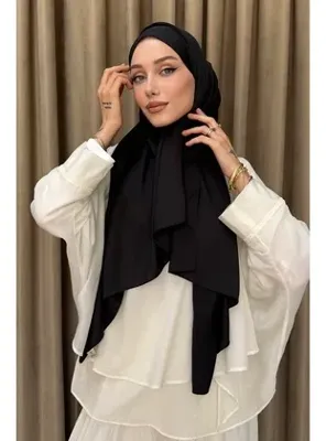 İmaj Butik Siyah Kristal Abiye Şal