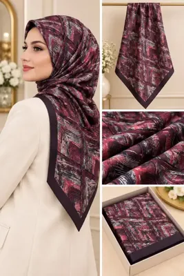 Genel Markalar bordo soft eşarp