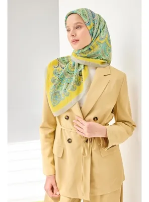 Silk Home Velora Eşarp Ethnic Sarı 90x90