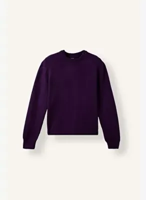 Defacto Regular Fit Bisiklet Yaka Triko Basic Kazak