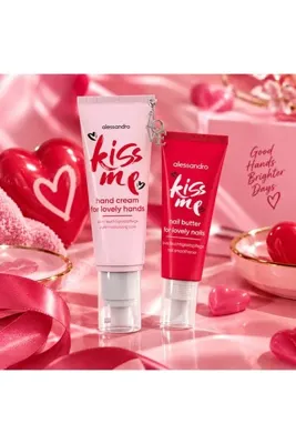Alessandro Kiss Me El ve Tırnak Bakım Seti – Hand Cream + Nail Butter 2’li Set