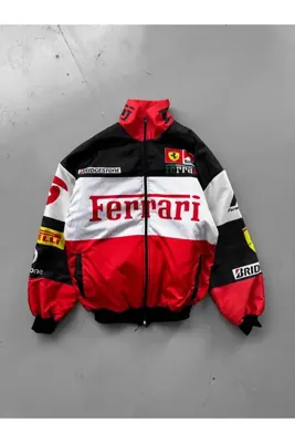 ARS Butik Racing Sport Motors Retro Unisex Bomber Mevsimlik Ceket