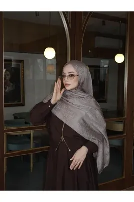 Jawel Ceylan Desenli Jakarlı Şal