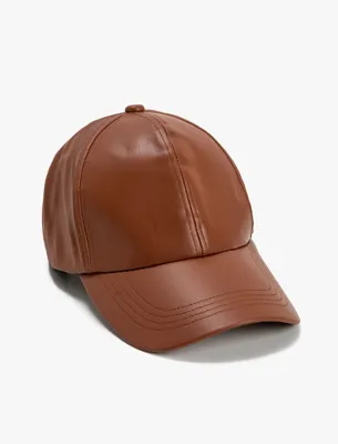 Koton Cap Şapka Suni Deri