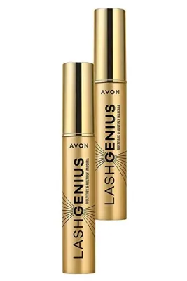 Avon True Lash Genius Maskara 10 Ml. Blackest Black Üçlü Set