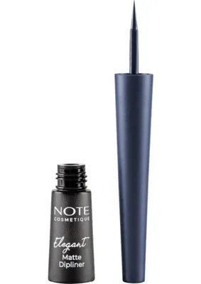 Gy Atelier Note Cosmetics Elegant Matte Dipliner Waterproof Mavi, 03 Navy Blue