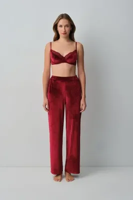 SUWEN Velvet Pantolon