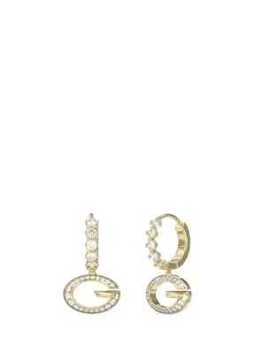 Guess JGUJUBE06342JWYGTU Taşlı Altın Rengi Çelik Kadın Küpe