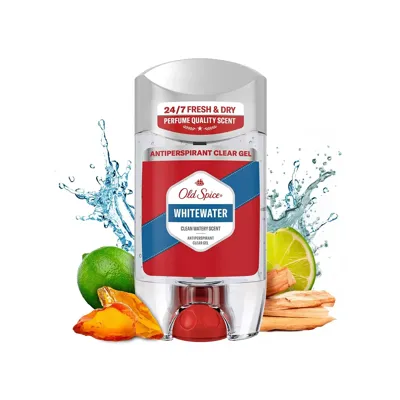 Old Spice Whitewater Erkekler için Terleme Önleyici Deodorant Clear Jel Stick 70 ml