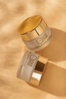 OLİVE OZON e Anti Aging Yaşlanma Karşıtı Cilt Bakım Kremi Ozonlu Ve Hyaluronik Asitli