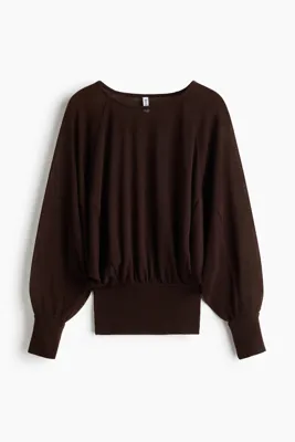 H&M Pelerin Kollu ve Kayık Yakalı Üst