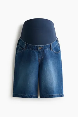H&M MAMA Kot Bermuda Şort
