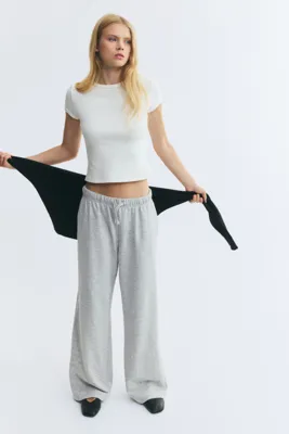H&M Düz Paçalı Jogger Pantolon