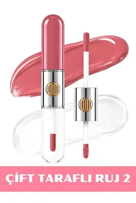 NUNUKO KK Unlimited Double Touch Ruj - Çift Taraflı Ruj - Çift Taraflı Lip Gloss