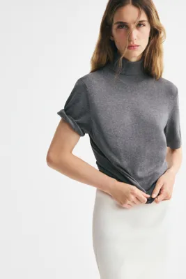 H&M Balıkçı Yaka İnce Triko Üst
