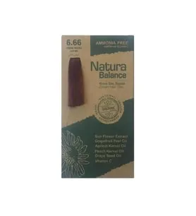 Natura Balance Organıc Saç Boyası 6.66 Vişne Kızılı
