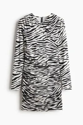 H&M Drapeli Jarse Elbise