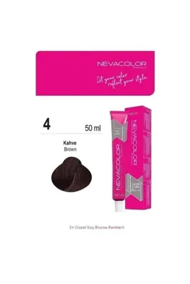 Bilichome Nevacolor Tüp Boya 50ml. 4 Kahve