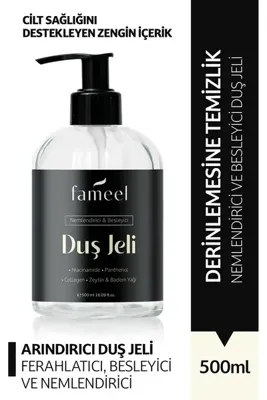 FAMEEL Arındırıcı, Ferahlatıcı, Nemlendirici ve Besleyici Duş Jeli
