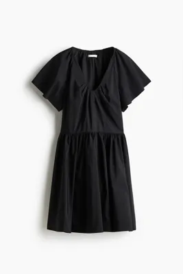 H&M Kelebek Kollu Elbise
