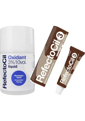 Refectocil Kaş Kirpik Boyası No: 3 Kahve 15 ml + Oksidan 100 ml