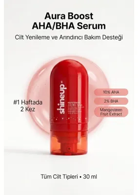 Aura Boost Aha Bha Serum 30 ml |%10 Aha%2 Bha Peeling Etkili Serum