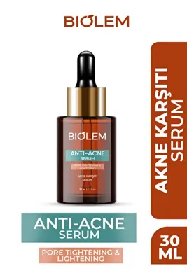 Biolem Akne Ve Siyah Nokta Karşıtı Sıkılaştırıcı Cilt Serumu Salisilik Asit, Tea Tree 30 ml