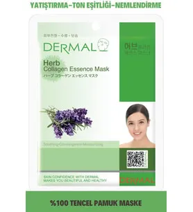 Dermal Yatıştırıcı, Nemlendirici Bitki Özlü Kolajen Maske 23gr