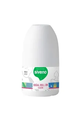 Siveno %100 Doğal Roll-On Kadın Deodorant Ter Kokusu Önleyici Bitkisel Leke Bırakmayan Vegan 50 ml X 3 Adet