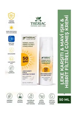 Theriac Herbal Magic Hibrid Filtreli Güneş Kremi 50+ Spf 50 ml