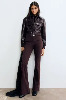 H&M İspanyol Paça Triko Pantolon