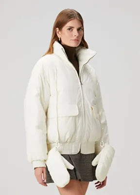 Golden Goose Krem Dolgulu Mont