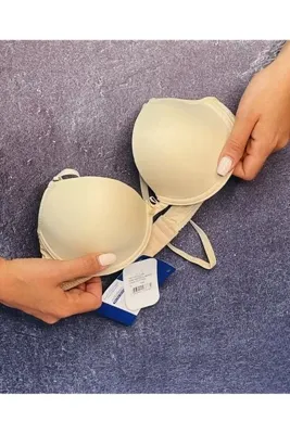 İntive Lingerie NBB Desteksiz Balenli V Yaka Kesim Cuplı Basic Klasik Kesim Sütyen- 3528