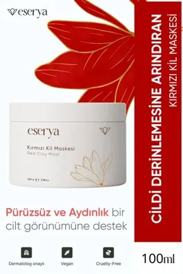 Eserya Kırmızı Kil Maskesi