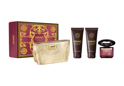 Versace Crystal Noir Edp 90 Ml + Body Lotion 100 Ml + Shower Gel 100 Ml + Çanta 8011003918898 Diğer