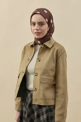 Modakaşmir Polkadot Desen Lina Eşarp