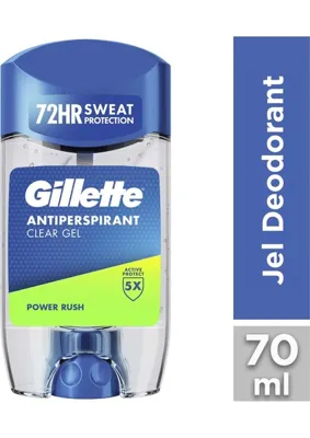 Gillette Clear Jel Power Rush Antiperspirant Deodorant 70 ml