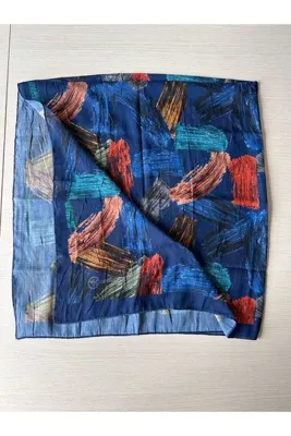 Modakaşmir Fırça Desenli Bambu Eşarp (Bordo, Siyah, Lajivert Tonlar)