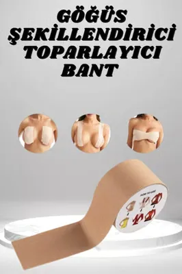 EGE YAPI Göğüs Bandı Toparlayıcı ve Şekillendirici Tere ve Suya Dayanıklı Esnek Yapılı Hassas Ciltlere Uygun