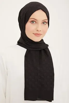 Armine Trend Ultra Light Şal - 18 - Siyah 83