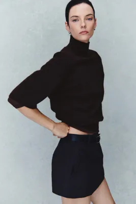 H&M Kısa Kollu Kaşmir Kazak