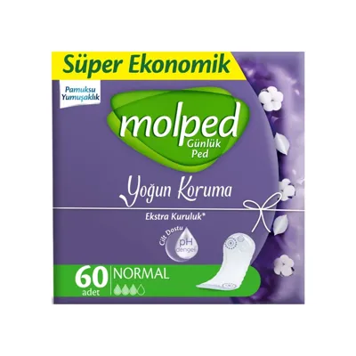 Molped Günlük Ped Yoğun Koruma 60'lı