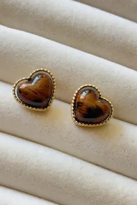 AMORE.İST STORE Çelik Leopar Küpe