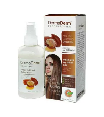 Dermaderm Argan Yağı Özlü Saç Bakım Sütü 250 ML