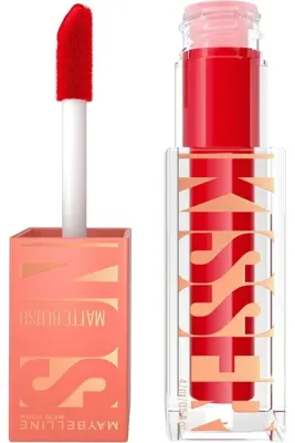Ronanna New York Sunkisser Hazy Matte Likit Allık - 36 Spicy Red